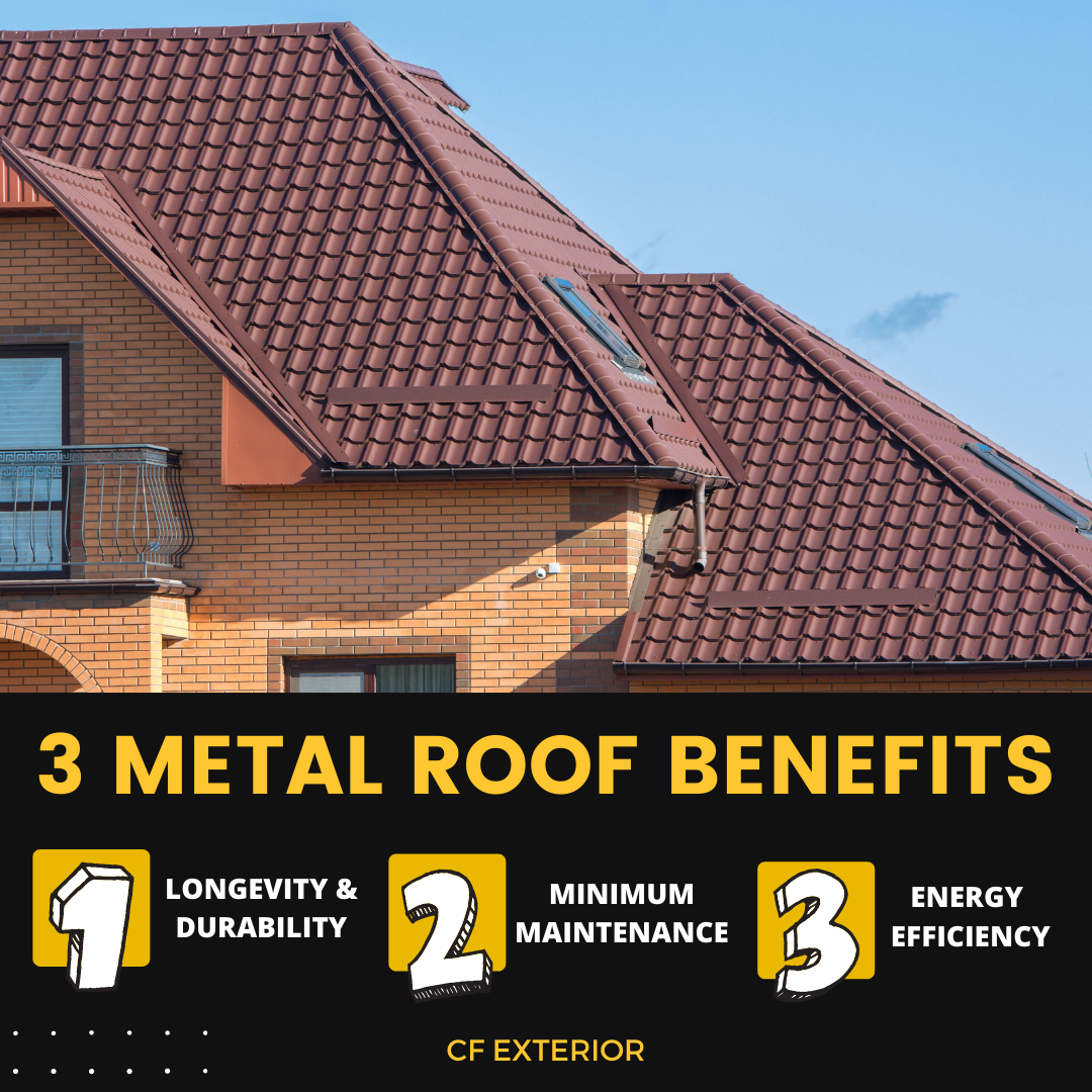 3 metal roof benefits
